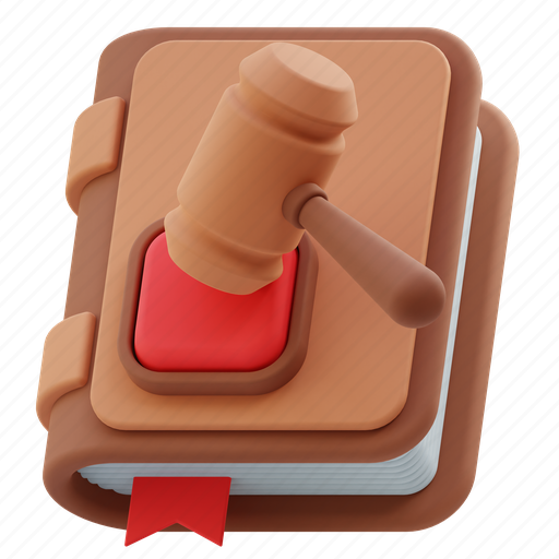 Law, book 3D illustration - Download on Iconfinder
