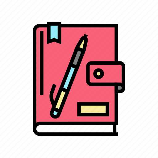 Diary, notebook, book, educational, literature, read icon - Download on Iconfinder