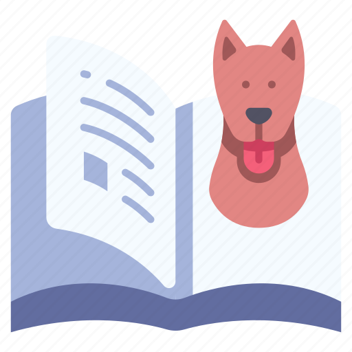 Animal, book, dog, friend, pet, read icon - Download on Iconfinder