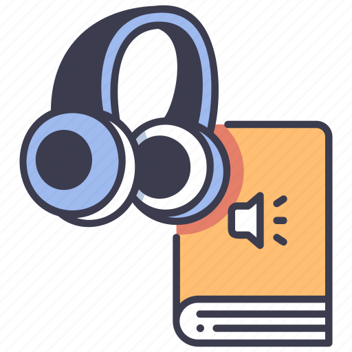 Audio, audiobook, book, education, headphones, learning, sound icon - Download on Iconfinder