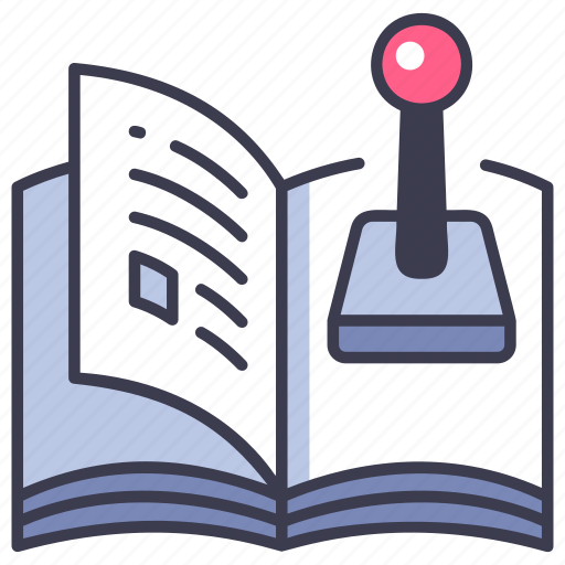 Book, computer, controller, entertainment, game, joystick, play icon - Download on Iconfinder