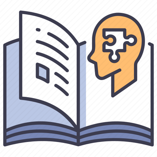 Book, brain, education, human, jigsaw, knowledge, psychology icon - Download on Iconfinder