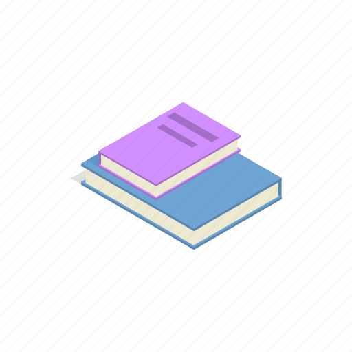 Book, education, isometric, knowledge, literature, paper, textbook icon - Download on Iconfinder