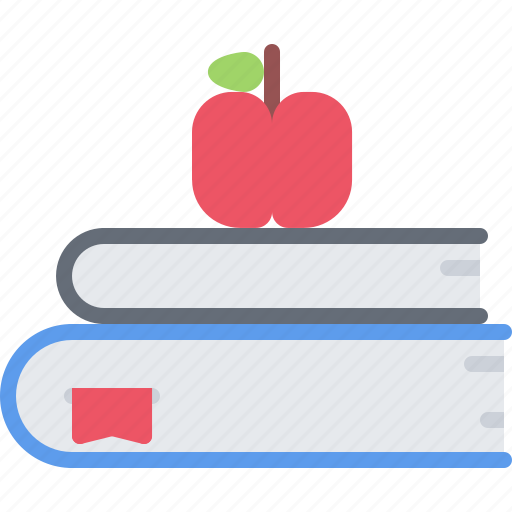 Apple, book, books, literature, reading, shop icon - Download on Iconfinder