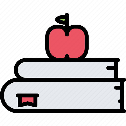 Apple, book, books, literature, reading, shop icon - Download on Iconfinder