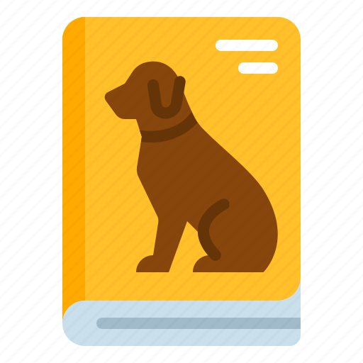 Pet, book, dog, animal, veterinary, education icon - Download on Iconfinder