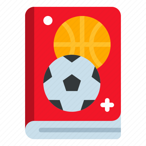 Sport, book, ball, basketball, football, soccer, education icon - Download on Iconfinder
