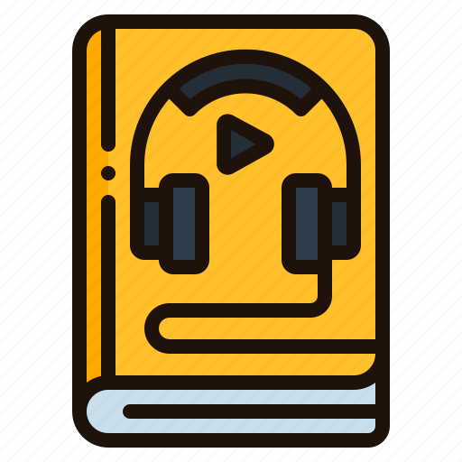 Audiobook, book, audio, headphones, education, learning, sound icon - Download on Iconfinder