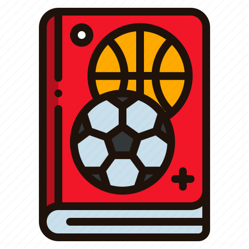 Sport, book, ball, basketball, football, soccer, education icon - Download on Iconfinder