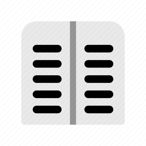 Two, page, scrolling, mode, reading, pdf, ebook icon - Download on Iconfinder