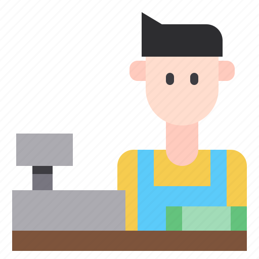Avatar, book, counter, man, shop, shopping, store icon - Download on Iconfinder
