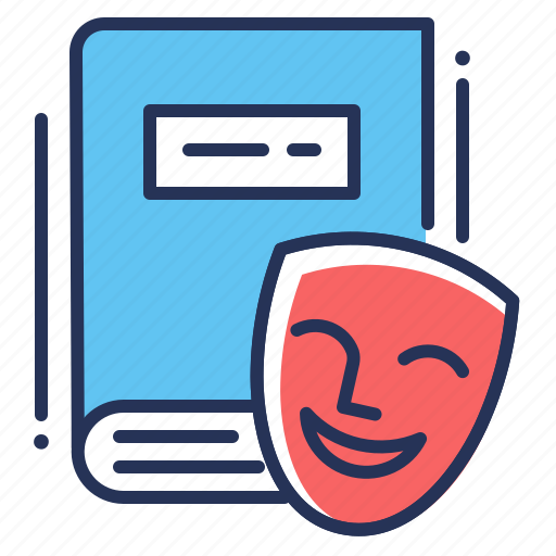 Book, comedy, drama, mask icon - Download on Iconfinder