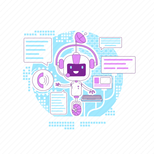 Bot, chatbot, talk, assistant, ai, smartphone illustration - Download on Iconfinder