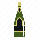 alcohol, bar, beverage, bottle, champagne bottle, drink, glass