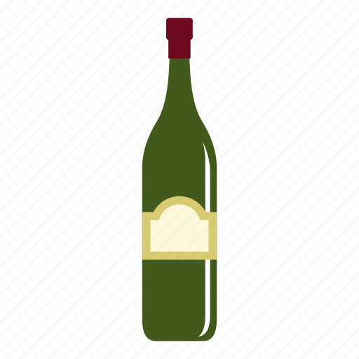 Alcohol, bar, beverage, bottle, drink, glass, one bottle icon - Download on Iconfinder