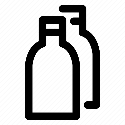 Glass, bottle with cap, water, two icon - Download on Iconfinder