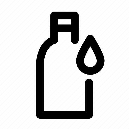 Bottle, glass, water, water drop icon - Download on Iconfinder