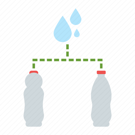 Bottle, drink, fill, water, process icon - Download on Iconfinder