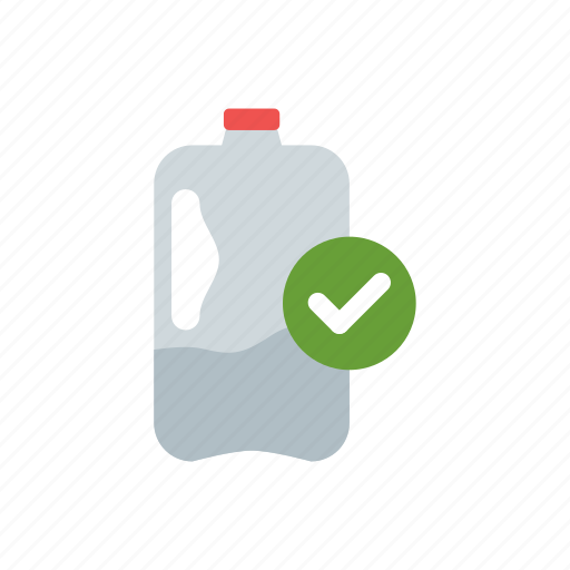 Bottle, correct, approved, drink icon - Download on Iconfinder