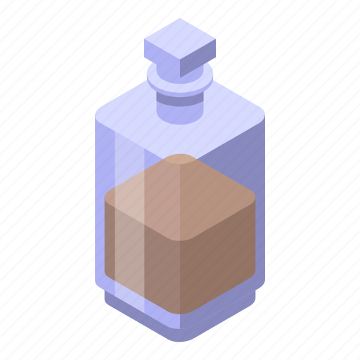 Bourbon, isometric, glass icon - Download on Iconfinder