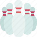 bowling, pin, strike, goal, game