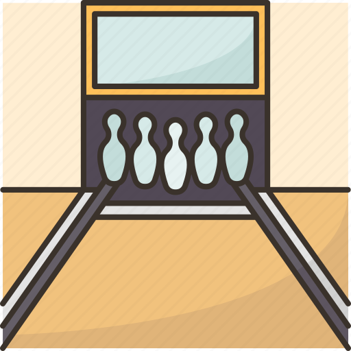 Bowling, alley, lane, game, play icon - Download on Iconfinder