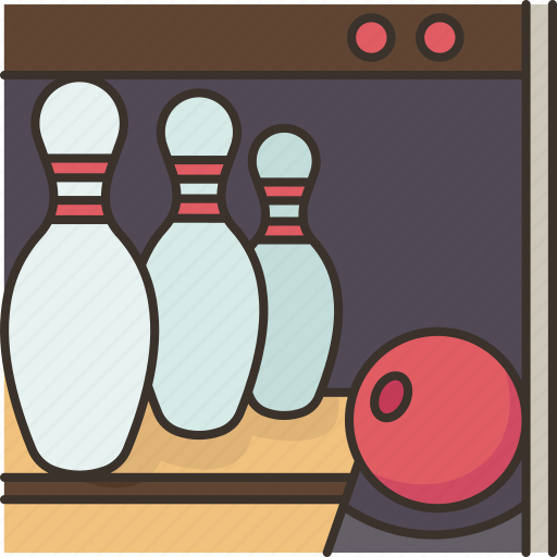 Bowling, gutter, ball, rolling, game icon - Download on Iconfinder