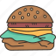 burger, food, appetizer, dining, snack 