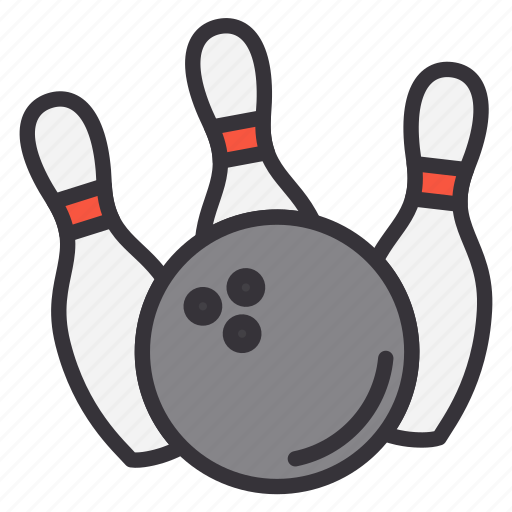 Bowling, sport, pin, ball, strike icon - Download on Iconfinder