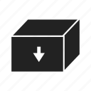 box, product, loading, package, cube, arrow