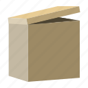 box, cardboard, package, shipment