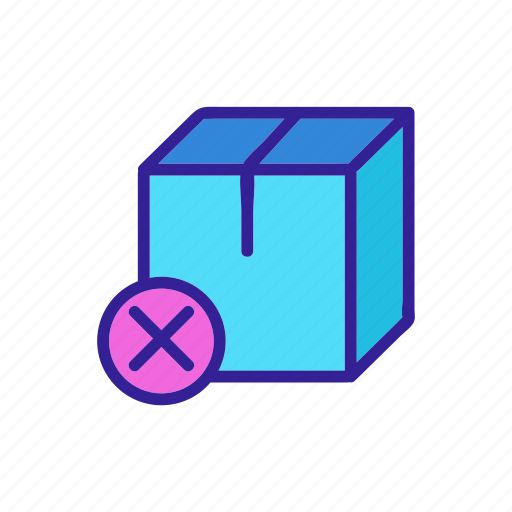 Box, contour, delivery, gift, package, parcel icon - Download on Iconfinder