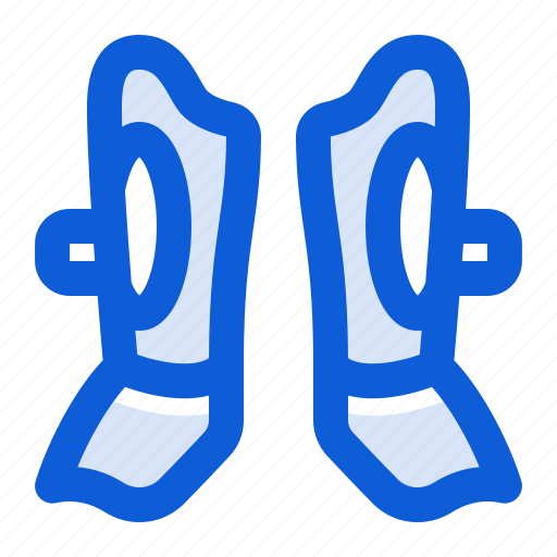 Leg, protection, fighter, kick, boxing, pads, sport icon - Download on Iconfinder