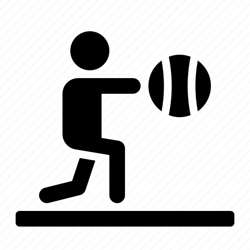 Exercise, ball, fitness, stretching, gym, training, man icon - Download on Iconfinder