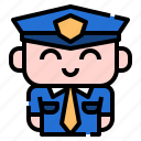 police, officer, man, user, avatar, people, costume