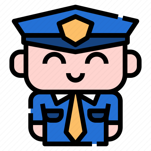 Police, officer, man, user, avatar, people, costume icon - Download on Iconfinder