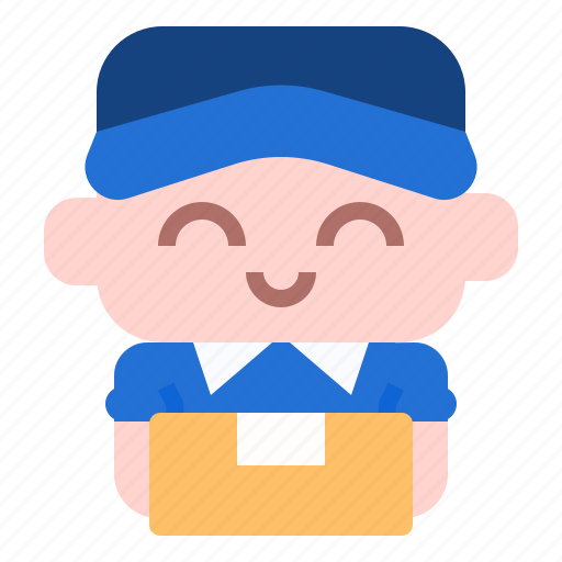Delivery, man, user, avatar, people, character, costume icon - Download on Iconfinder