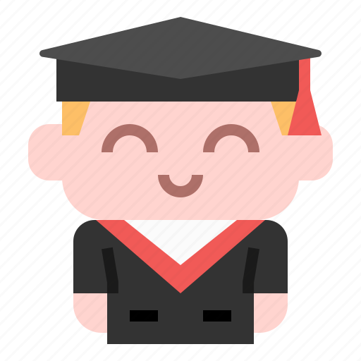 Graduate, man, user, avatar, people, character, costume icon - Download on Iconfinder