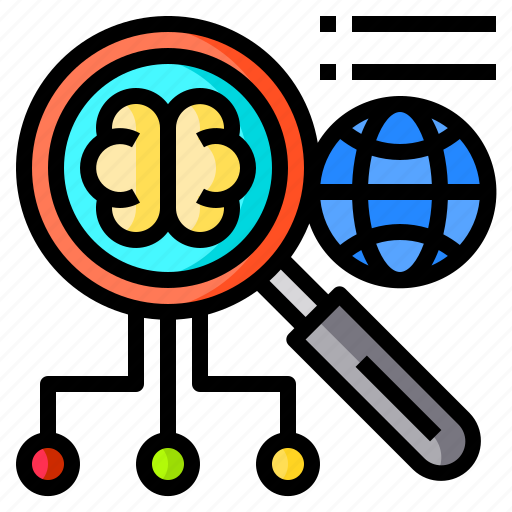 Brain, global, network, search, worldwide icon - Download on Iconfinder
