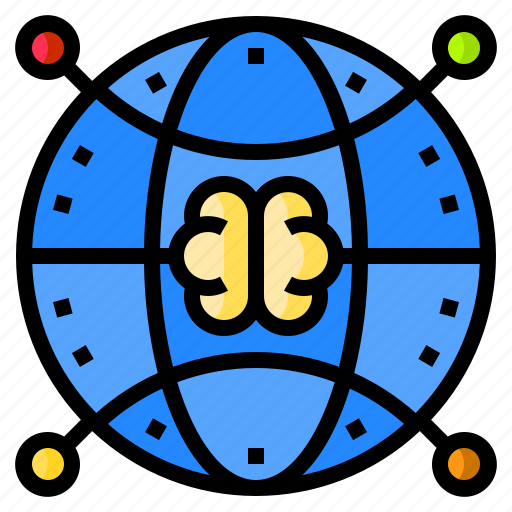 Brain, global, network, thinking, worldwide icon - Download on Iconfinder