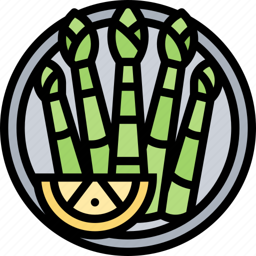 Asparagus, grilled, dish, dinner, gourmet icon - Download on Iconfinder