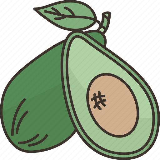 Avocados, fruit, diet, fresh, organic icon - Download on Iconfinder
