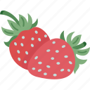strawberries, fruit, fresh, vitamin, delicious