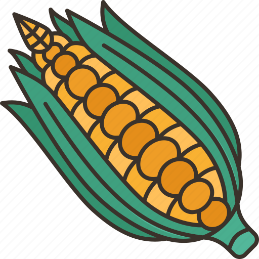 Sweetcorn, maize, crop, farming, harvest icon - Download on Iconfinder
