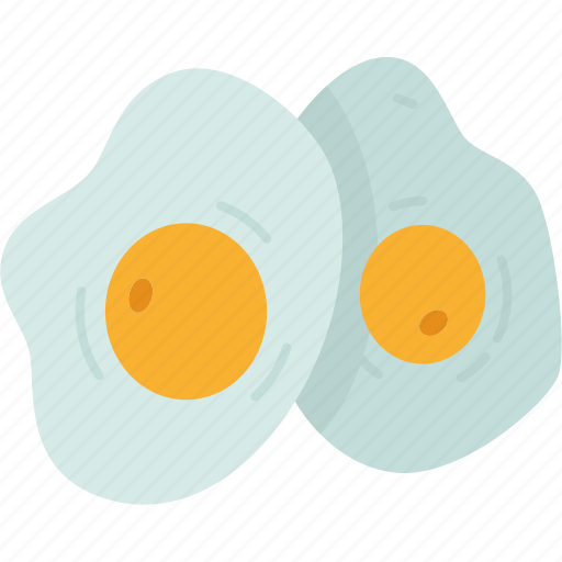Eggs, fried, protein, organic, breakfast icon - Download on Iconfinder