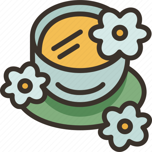 Tea, chamomile, herbal, drink, hot icon - Download on Iconfinder