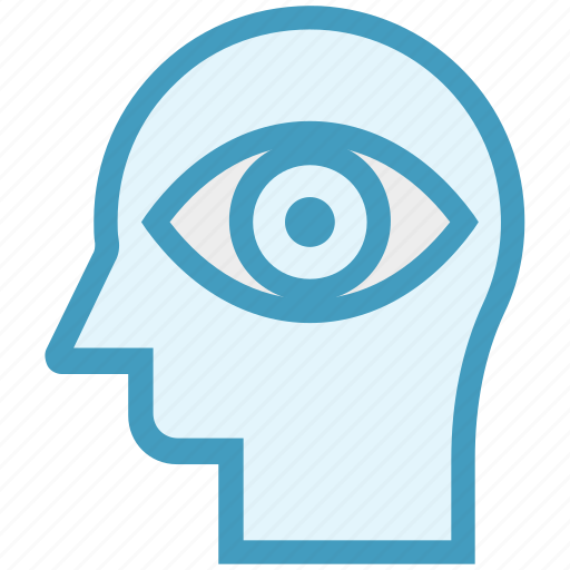 Eye, head, human head, mind, thinking, view icon - Download on Iconfinder