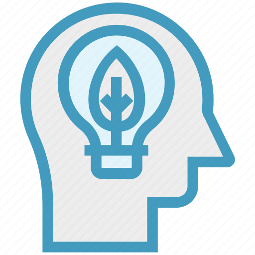 Bulb, ecology, head, human head, mind, thinking icon - Download on Iconfinder