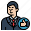 avatar, branding, business, businessman, hand 