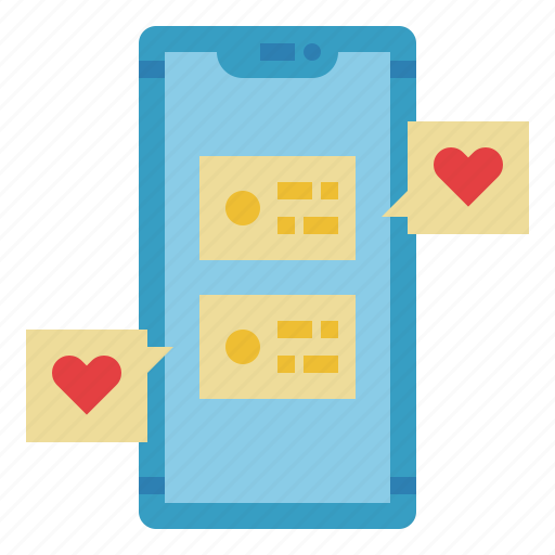 Branding, business, hand, heart, smartphone icon - Download on Iconfinder